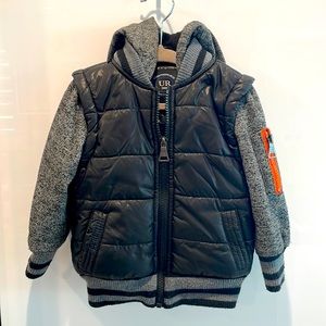 Urban Republic Hooded Zip Up  Jacket Toddler Size 24 Months